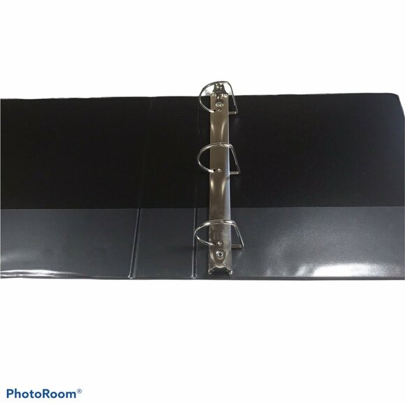 Pen And Gear Durable View Three Ring 2” Black Binder 520 Sheet Capacity New - Picture 3 of 5